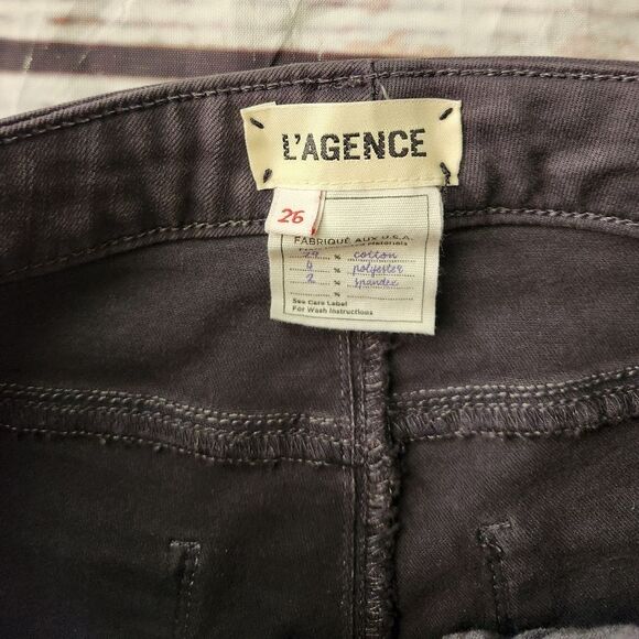 L'AGENCE Margot High Rise Skinny Jeans Size 26 - Picture 5 of 6